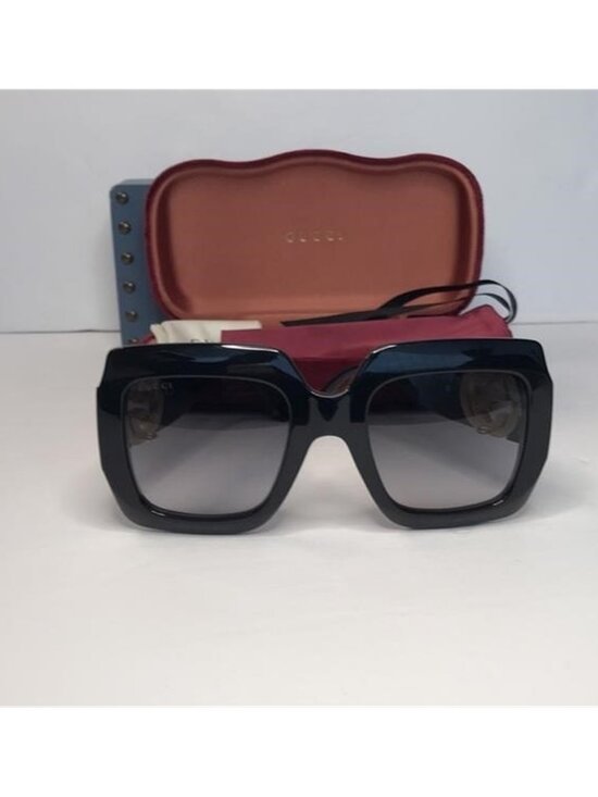 GUCCI Grey Gradient Square Ladies Sunglasses GG1022S 002 54 main image 4